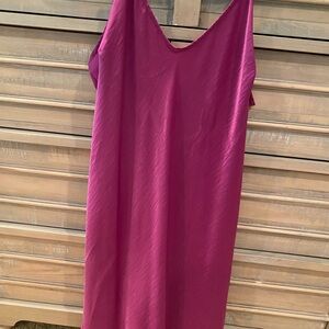 Magenta Slip Dress